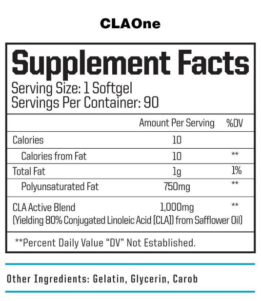 CLA ONE by NutraOne $29.99 from MI Nutrition