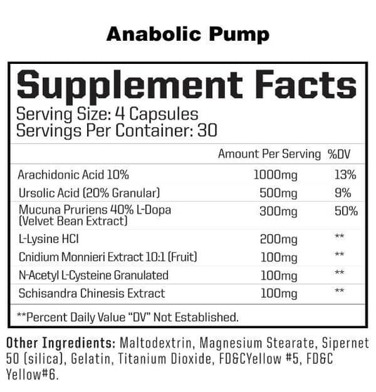 Anabolic Pump by Anabolic Warfare $49.99 from MI Nutrition