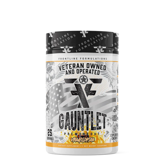 GAUNTLET PRE-WORKOUT by Frontline Formulations $44.99 from MI Nutrition