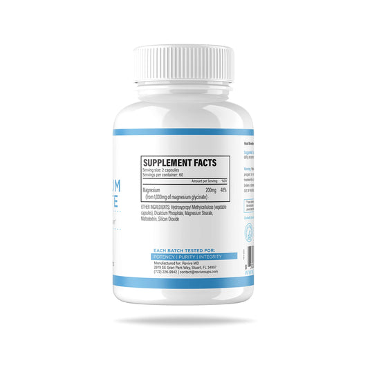 Magnesium Glycinate - Revive by Revive $19.99 from MI Nutrition