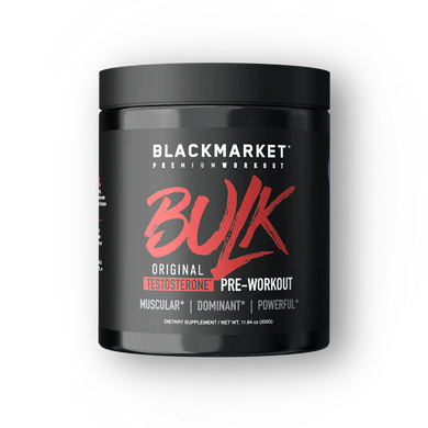 Bulk - Testosterone Pre-Workout by Blackmarket $44.99 from MI Nutrition