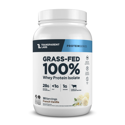 Transparent Labs Grass-Fed Whey Protein Isolate