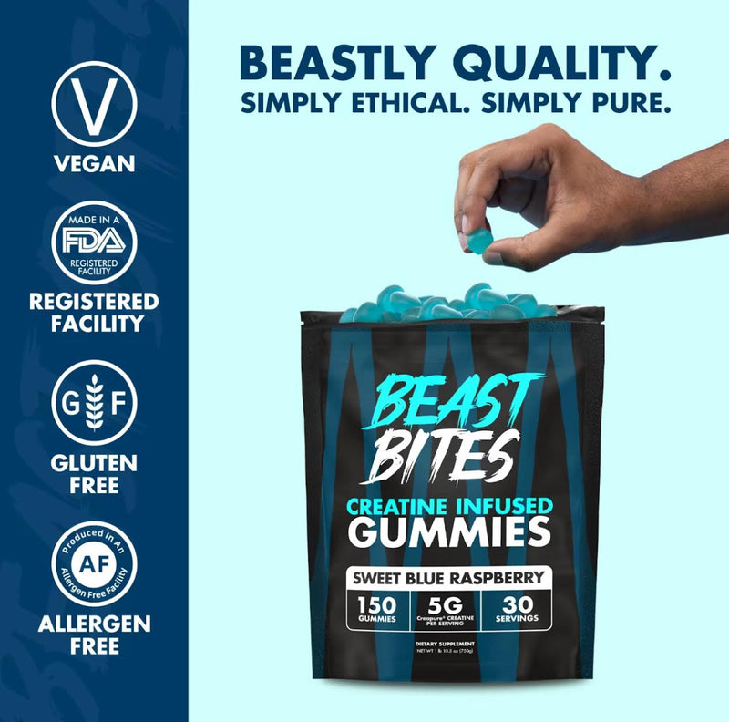 Load image into Gallery viewer, BEAST BITES CREATINE INFUSED GUMMIES
