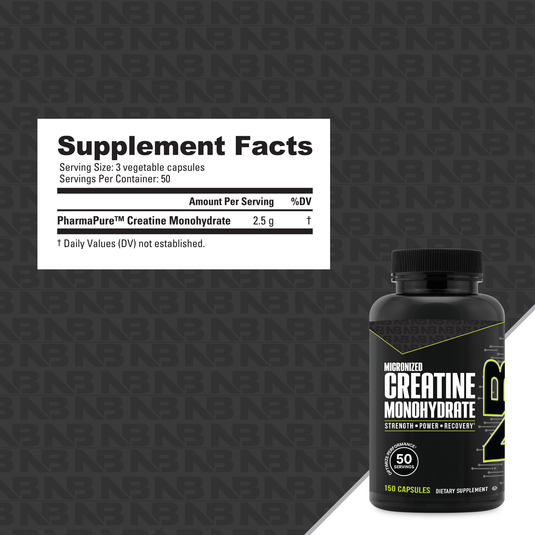 NUTRABIO MICRONIZED CREATINE CAPSULES