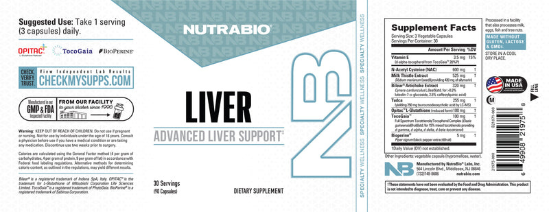 Load image into Gallery viewer, Nutra Bio Advanced Liver Support
