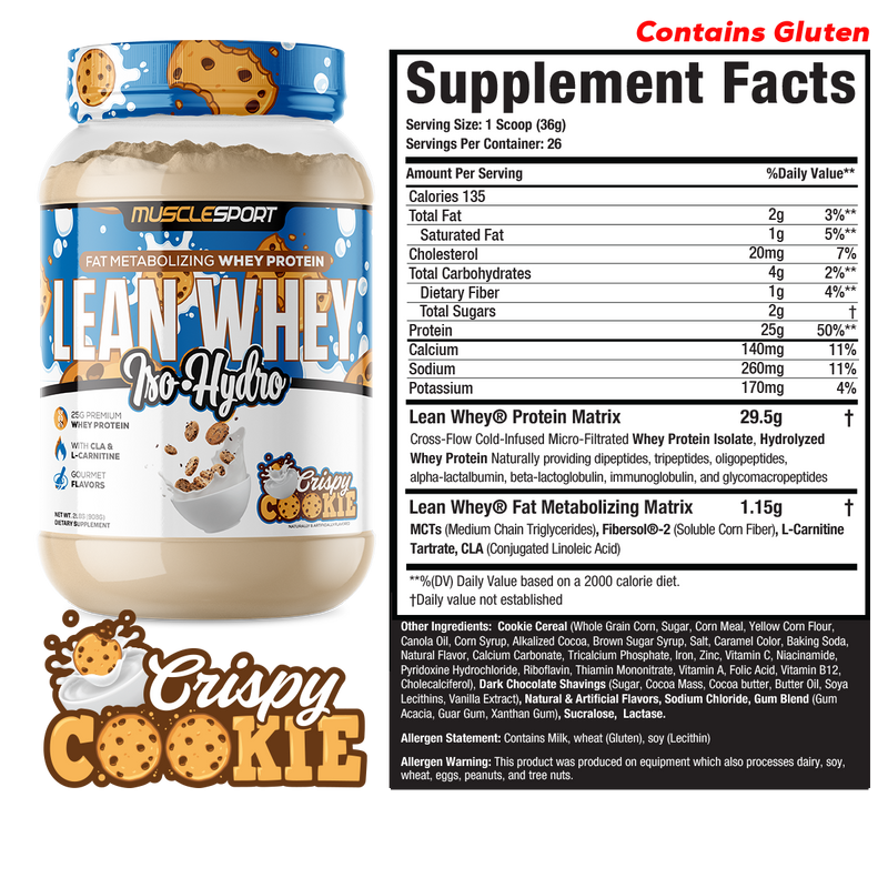 Load image into Gallery viewer, MuscleSport Lean Whey Iso-Hydro Protein
