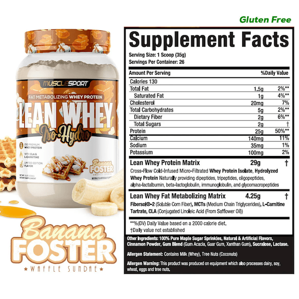 Load image into Gallery viewer, MuscleSport Lean Whey Iso-Hydro Protein
