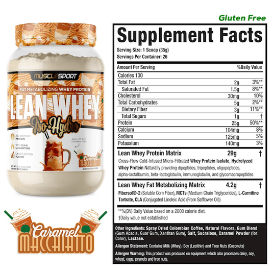 MuscleSport Lean Whey Iso-Hydro Protein