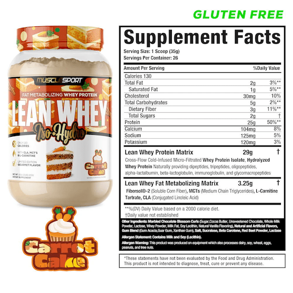 Load image into Gallery viewer, MuscleSport Lean Whey Iso-Hydro Protein
