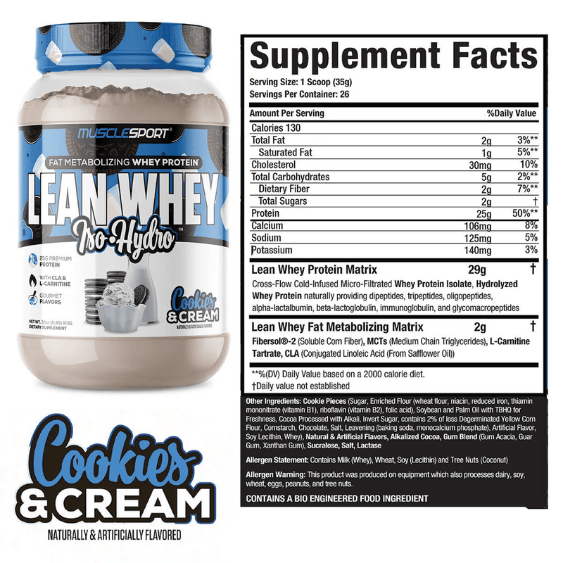 Load image into Gallery viewer, MuscleSport Lean Whey Iso-Hydro Protein
