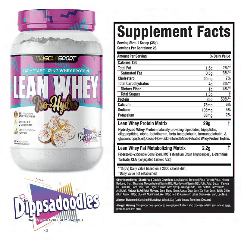 Load image into Gallery viewer, MuscleSport Lean Whey Iso-Hydro Protein
