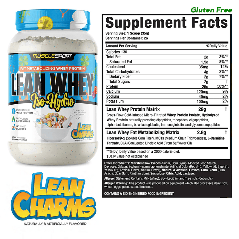 Load image into Gallery viewer, MuscleSport Lean Whey Iso-Hydro Protein

