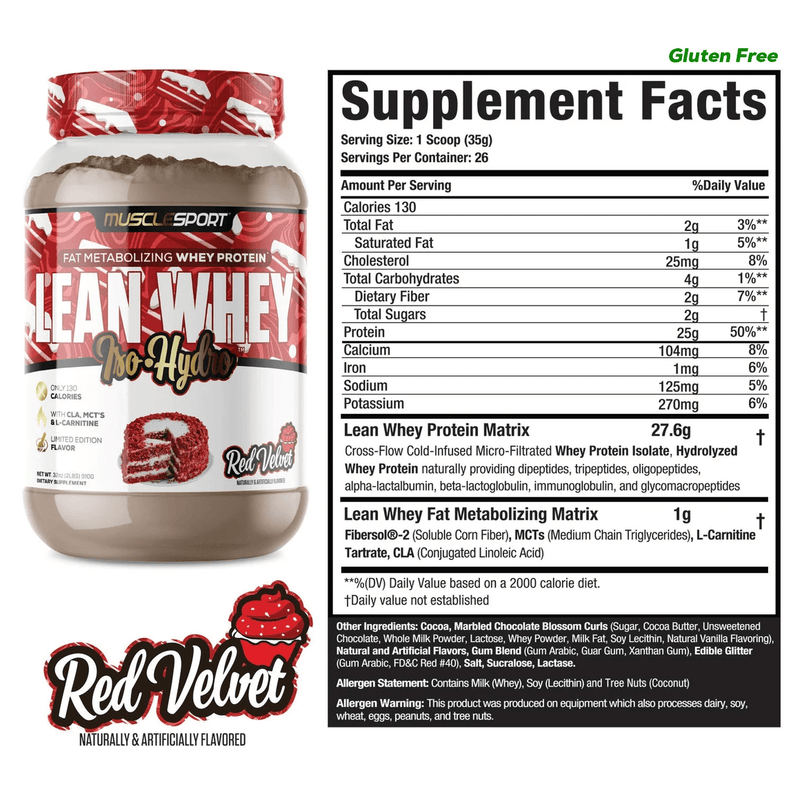 Load image into Gallery viewer, MuscleSport Lean Whey Iso-Hydro Protein
