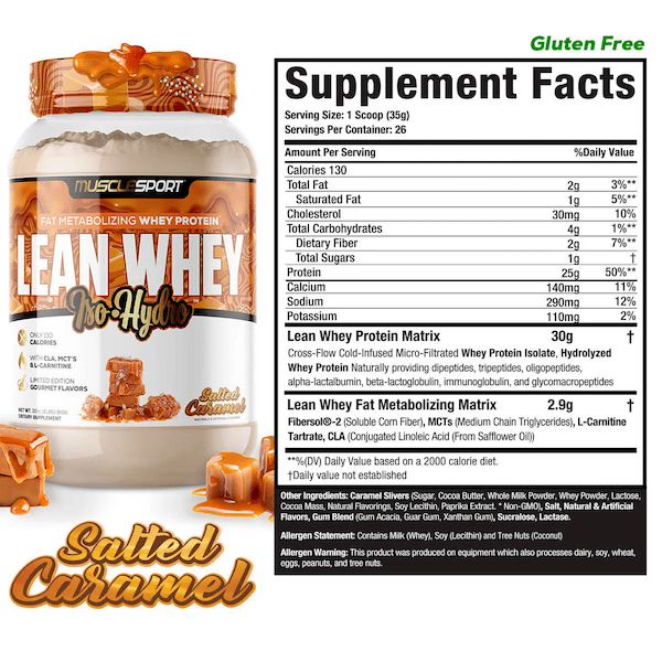 Load image into Gallery viewer, MuscleSport Lean Whey Iso-Hydro Protein
