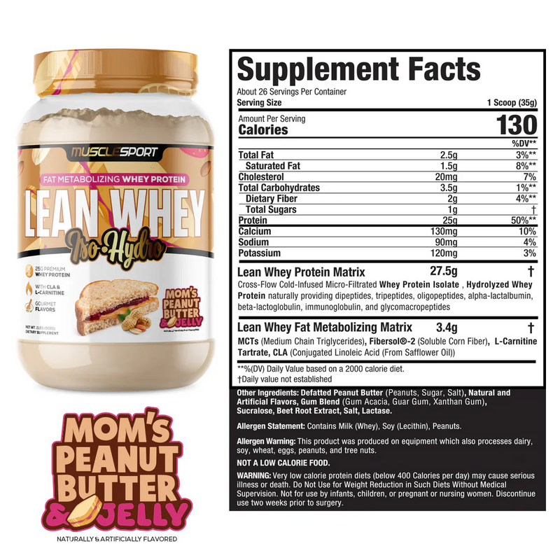 Load image into Gallery viewer, MuscleSport Lean Whey Iso-Hydro Protein
