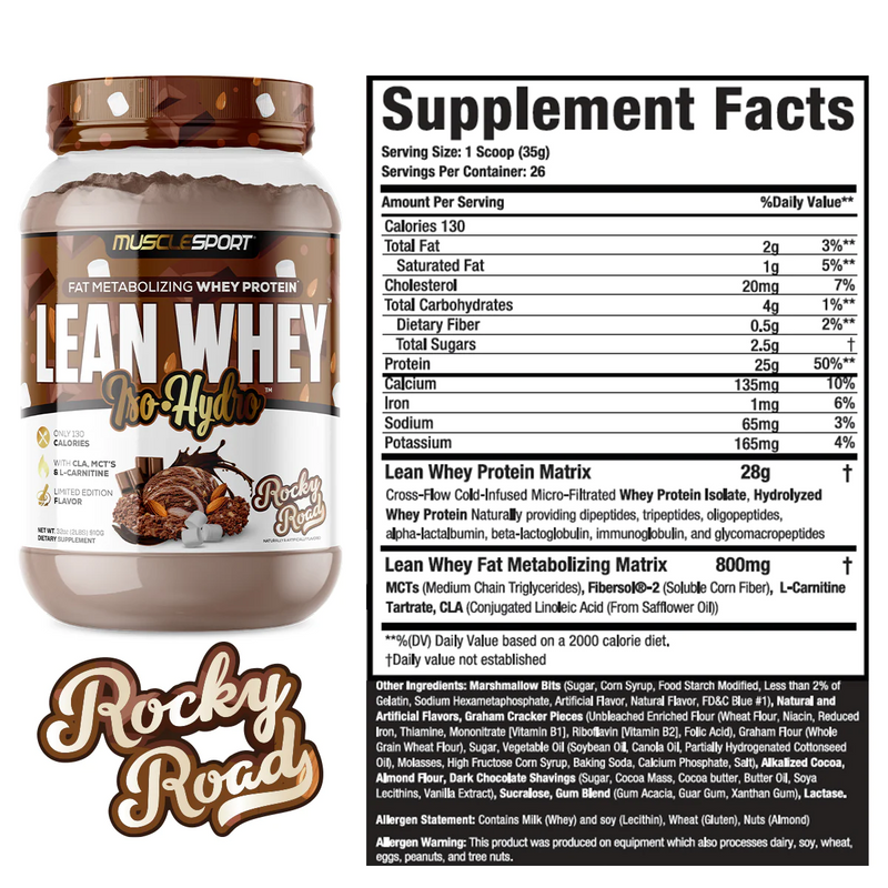 Load image into Gallery viewer, MuscleSport Lean Whey Iso-Hydro Protein
