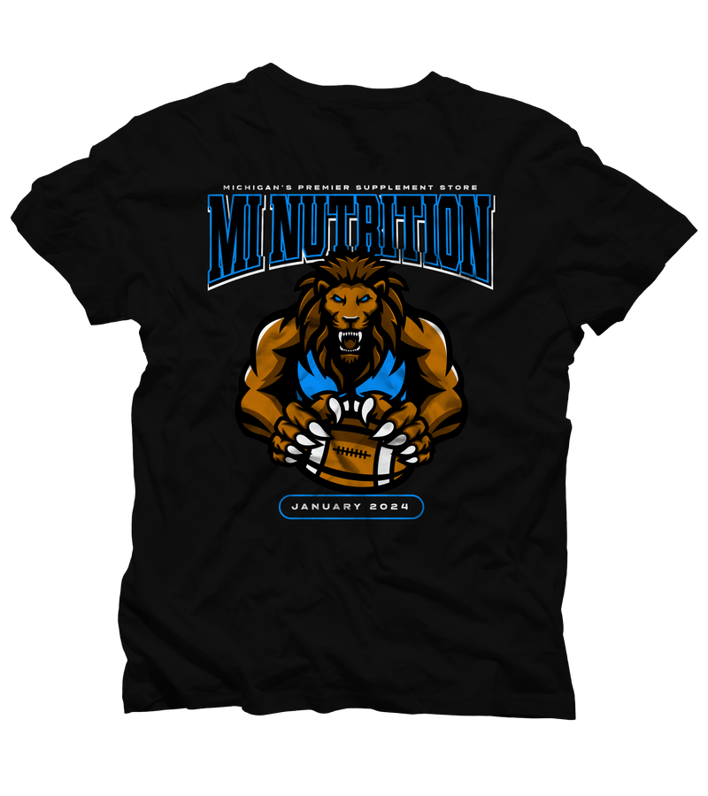 Load image into Gallery viewer, **PRE ORDER** 2024 January Limited edition T-shirt Detroit Lions by MI Nutrition $24.99 from MI Nutrition
