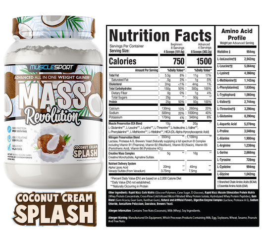 Mass Revolution Mass Gainer  3.2lb