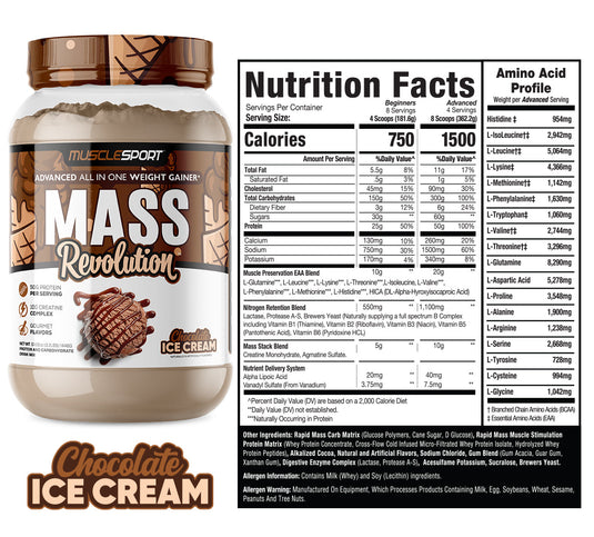 Mass Revolution Mass Gainer  3.2lb