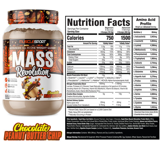 Mass Revolution Mass Gainer  3.2lb