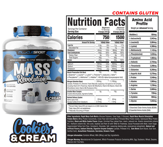 Mass Revolution Mass Gainer 6lb