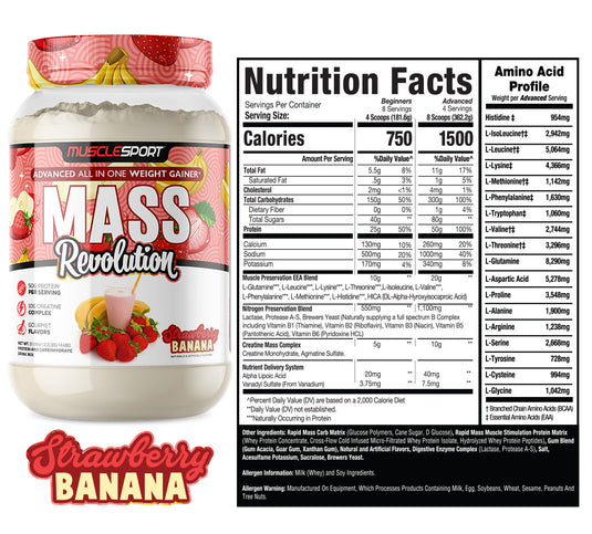 Mass Revolution Mass Gainer  3.2lb