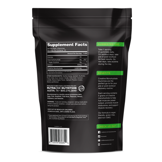 NUTRAONE Creatine Monohydrate Gummies