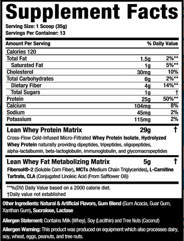 Load image into Gallery viewer, Lean Whey® Iso Hydro Gourmet Protein 1lb
