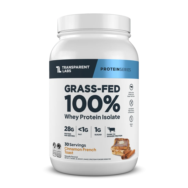Load image into Gallery viewer, Transparent Labs Grass-Fed Whey Protein Isolate
