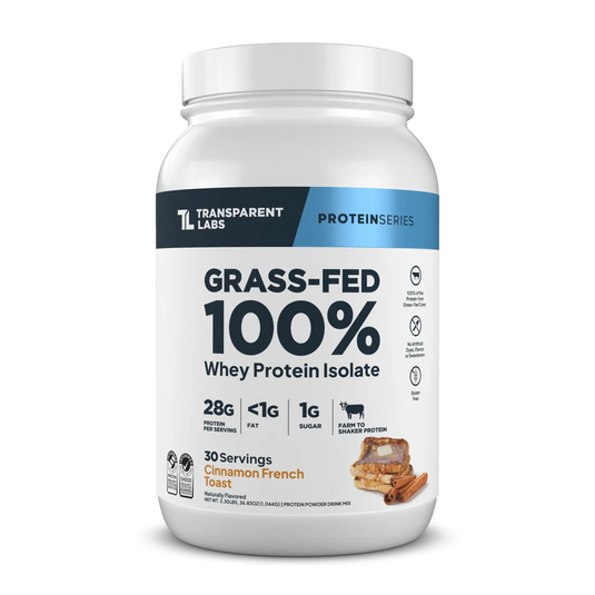 Transparent Labs Grass-Fed Whey Protein Isolate