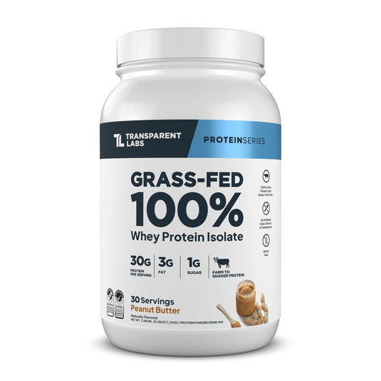Transparent Labs Grass-Fed Whey Protein Isolate