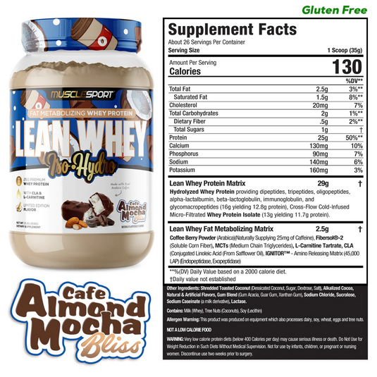MuscleSport Lean Whey Iso-Hydro Protein