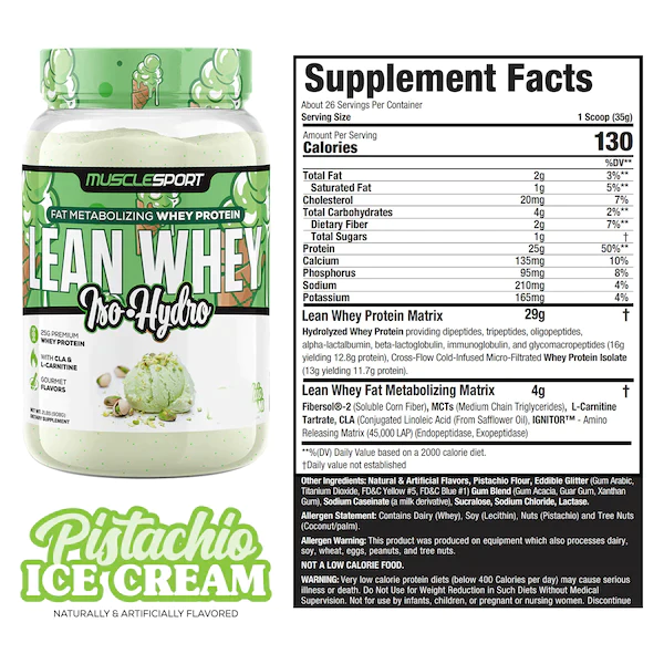 Load image into Gallery viewer, MuscleSport Lean Whey Iso-Hydro Protein
