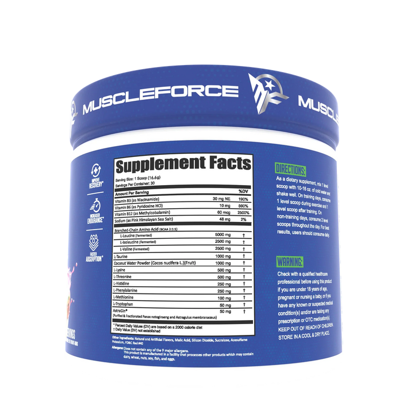 Load image into Gallery viewer, BCAA+EAA by MuscleForce $44.99 from MI Nutrition

