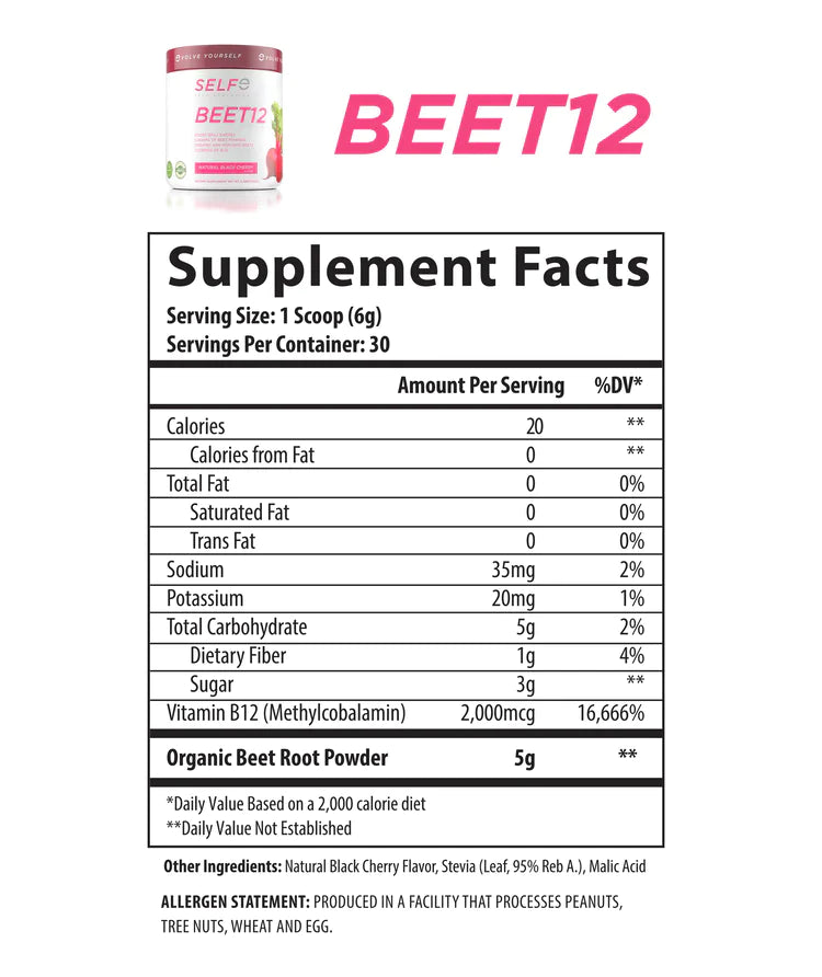 Load image into Gallery viewer, BEET12 by Self Evolve $29.99 from MI Nutrition
