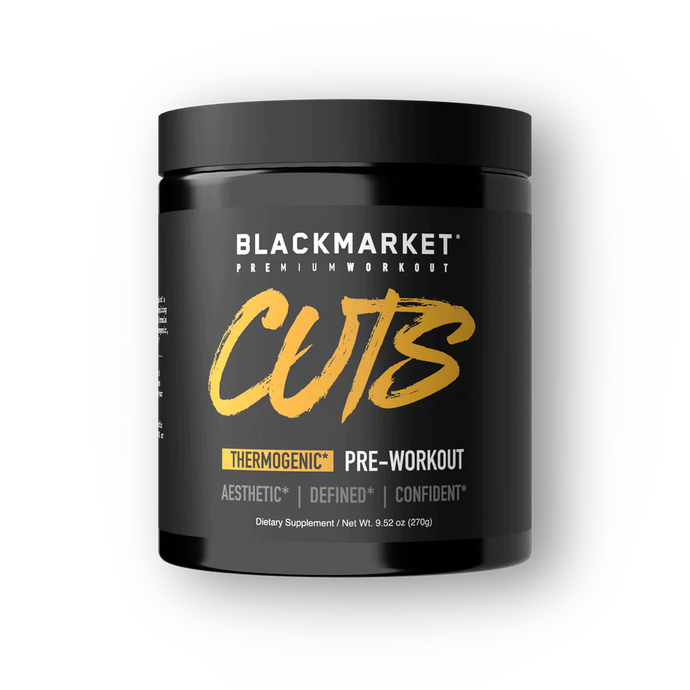 Cuts - Thermogenic Pre-Workout by Blackmarket $49.99 from MI Nutrition