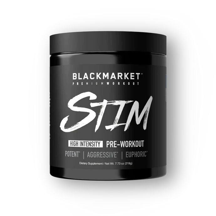 Stim - High Intensity Pre-Workout by Blackmarket $44.99 from MI Nutrition
