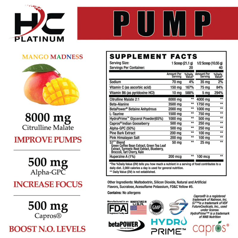 Load image into Gallery viewer, PUMP XL by HC Platinum $44.99 from MI Nutrition
