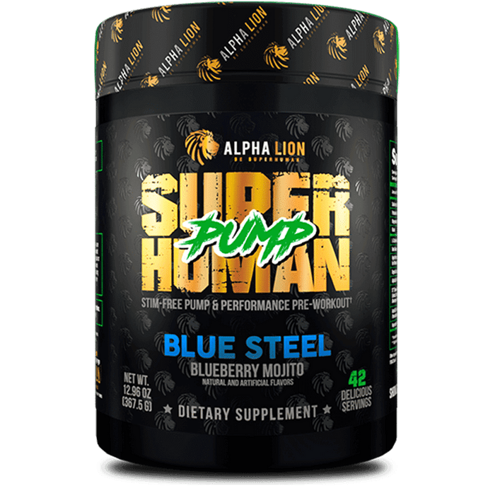 SUPERHUMAN PUMP - Stim Free Pre Workout by Alpha Lion $49.99 from MI Nutrition