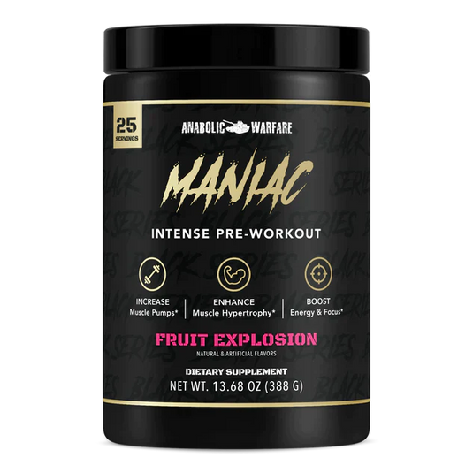 Maniac by Anabolic Warfare $44.99 from MI Nutrition