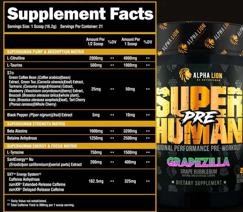 Load image into Gallery viewer, Alpha Lion Super-Human Burn Preworkout by Alpha Lion $59.99 from MI Nutrition
